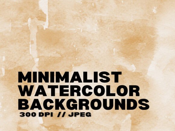 24 Minimalist Watercolor Backgrounds: Elevate Your Creative Projects with Sophisticated Simplicity