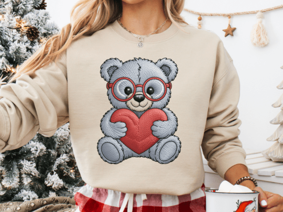 Adorable Teddy Bear PNG for Valentine’s Day T-Shirts: A Perfect Blend of Romance and Craftsmanship