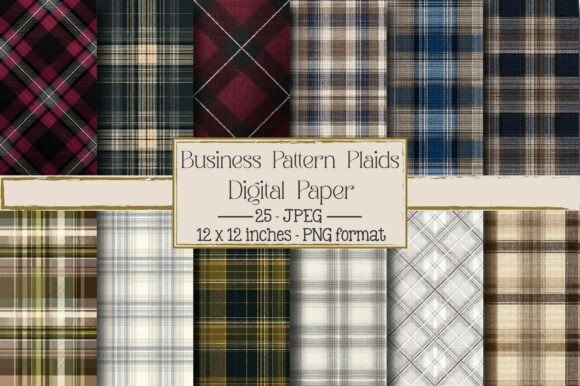 Business Pattern Plaids: A Versatile Design Solution for Creative Professionals