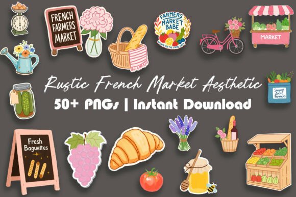 Farm Fresh Clipart Collection: A Digital Art Resource for Creative Professionals