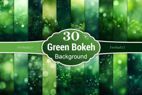 Green Bokeh Background