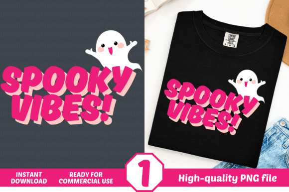 Halloween Ghost, Halloween PNG, and Sublimation Design: A Perfect Combination for Creative Projects