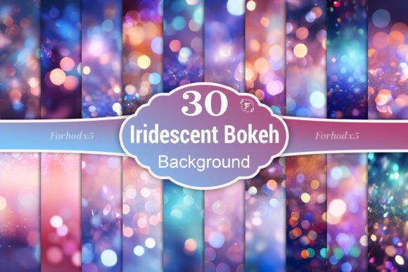 Iridescent Bokeh Background: A Versatile Design Element for Modern Creativity