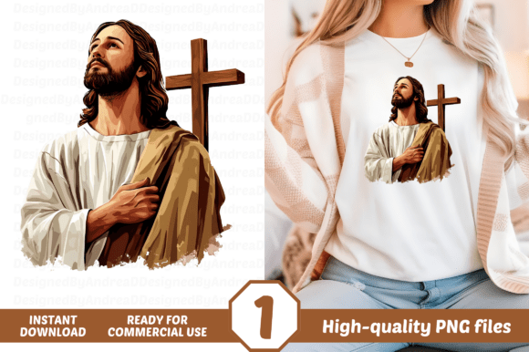 Jesus Christ Portait Clipart PNG
