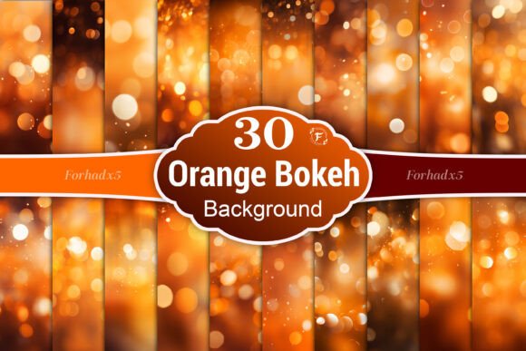 Orange Bokeh Digital Paper: A Strategic Tool for Creative and Business Applications