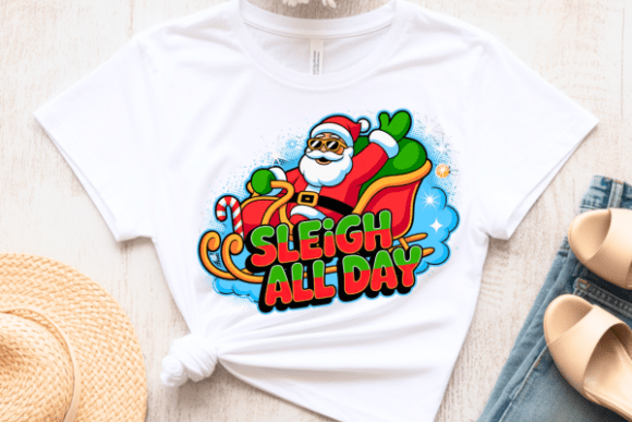 Sleigh All Day PNG SVG: A Festive Design for Every Holiday Project