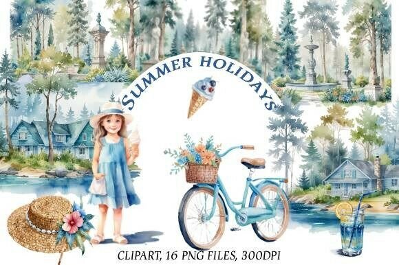 Summer Holidays, Park, Bike, Ice Cream: A Creative Workflow Guide