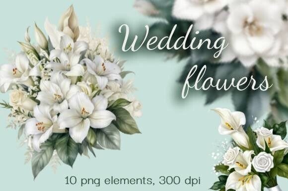 Wedding Flowers, Bouquets, Watercolor: A Timeless Fusion of Art and Elegance
