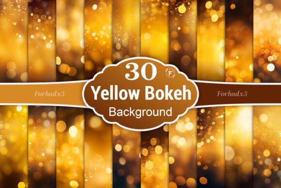 Yellow Bokeh Digital Paper: A Versatile Tool for Creative Expression